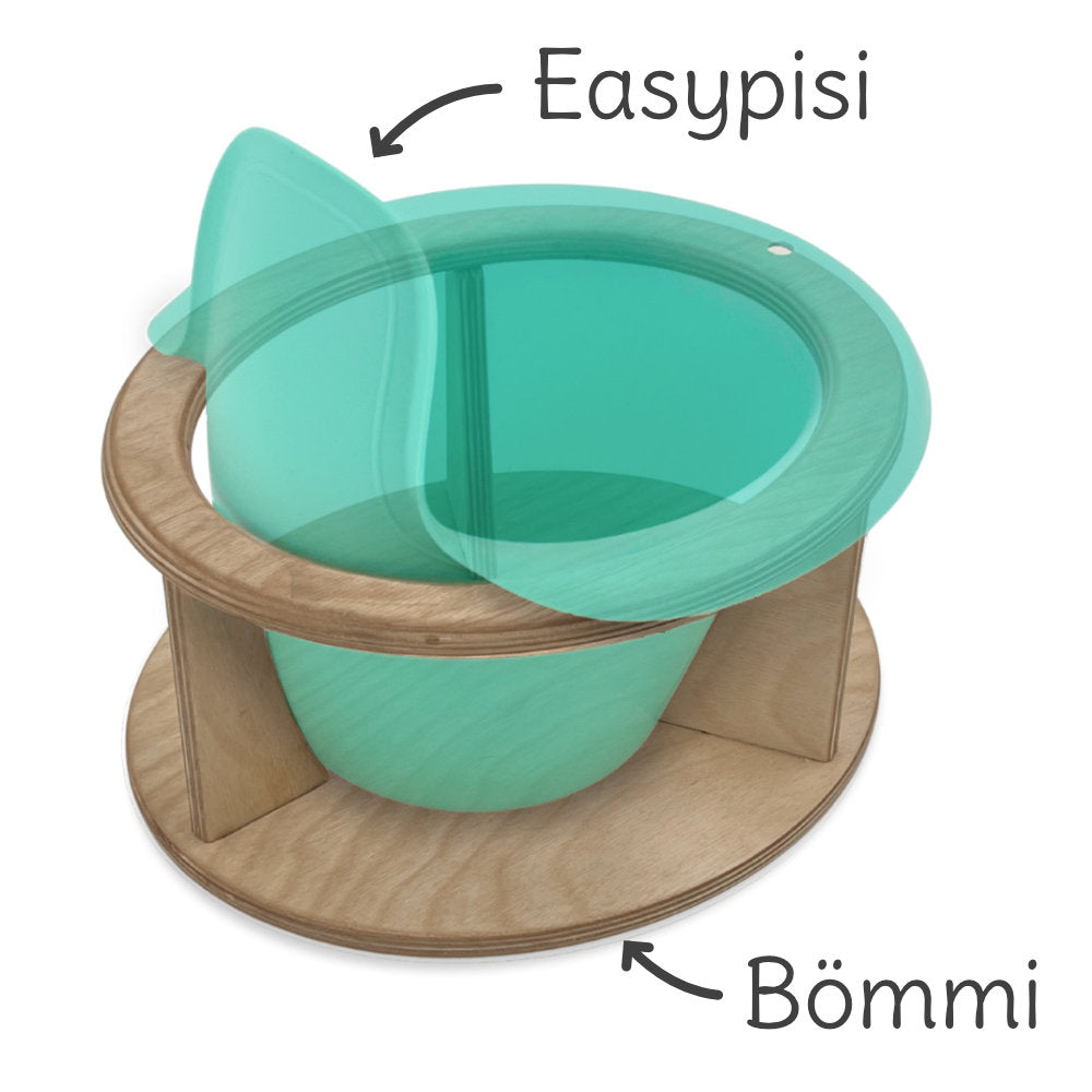 Boemmi en placage de bouleau | cadre pour le pot Easypisi